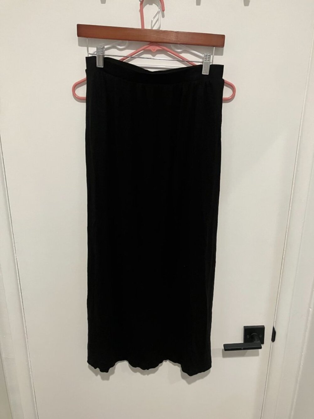H&M Basic Women's Pull On Midi Skirt, Black, Size Small